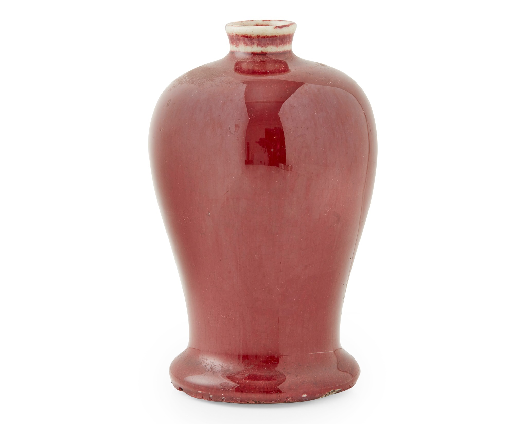 OX-BLOOD-GLAZED LANGYAO MEIPING VASE QING DYNASTY, 18TH-19TH CENTURY